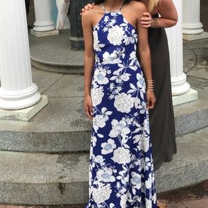 Lulus Floral Formal Dress! Worn once!!